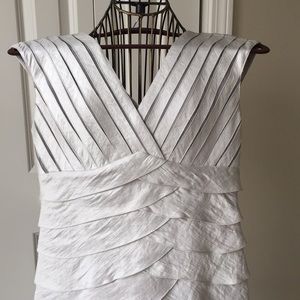Adrianna Papell silver dress